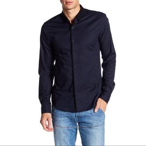 Scotch & Soda Contrast Trim Slim Fit Shirt Size M